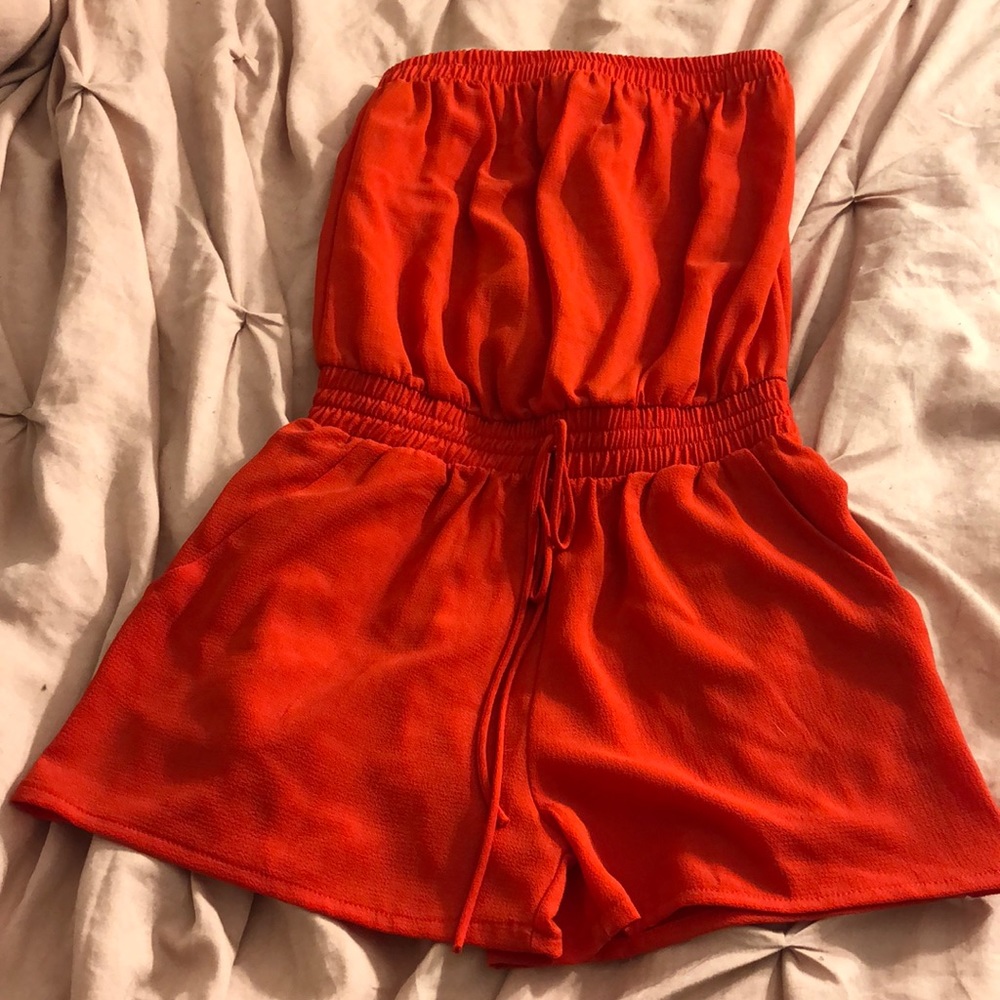 Red romper